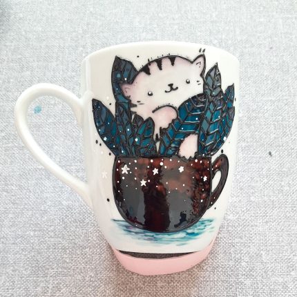 ماگ ویترای با طرح گربه